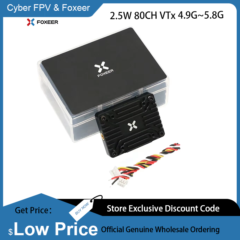 Foxeer  4.9-5.8G Reaper Extrem - đánh giá và giá Foxeer Reaper Extreme 2.5W Vtx