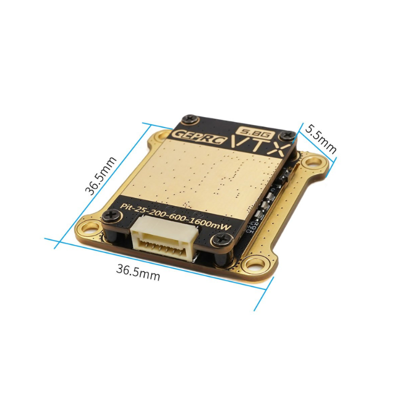GEPRC RAD 5.8G VTX -1.6W/2.5W  - đánh giá và giá Geprc Rad Vtx 5.8G 2.5W