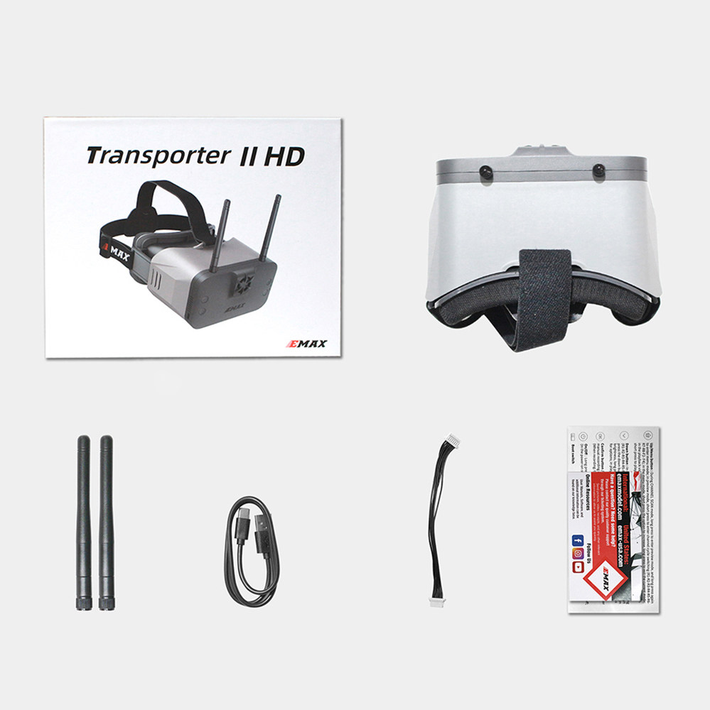 EMAX Transporter II HD Digital - đánh giá và giá Hdzero Goggles Digital Hd Fpv