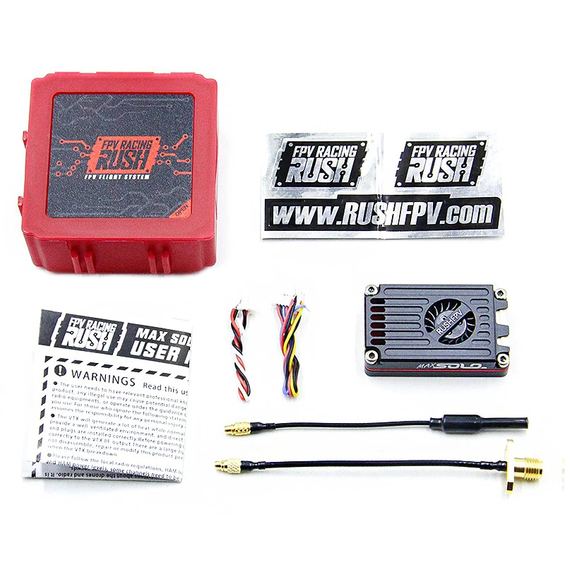 RUSH MAX SOLO 5.8GHz 2.5W VTX  - đánh giá và giá Rushfpv Rush Max Solo 5.8G 2.5W Vtx