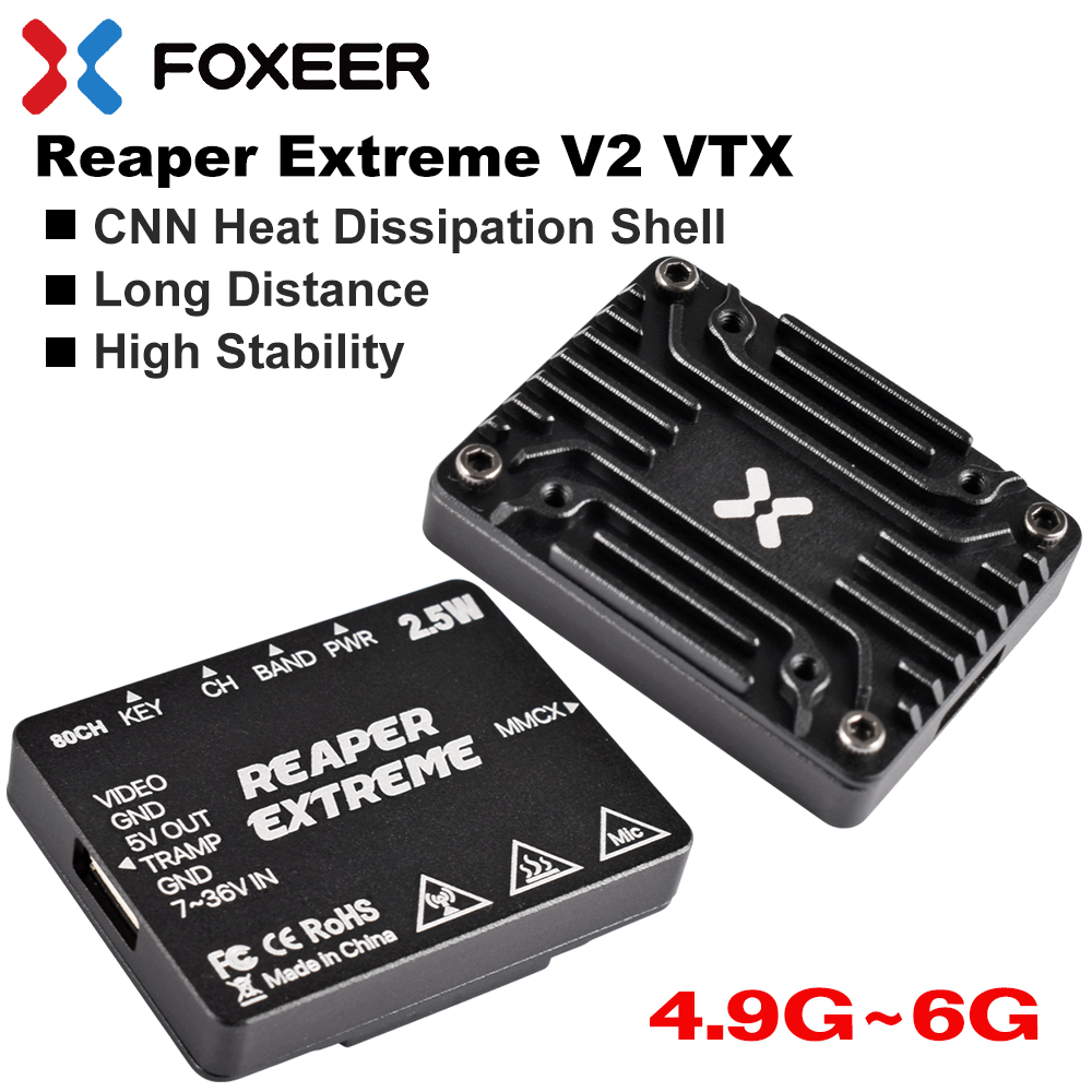 Foxeer 4.9-6G Reaper Extreme V - đánh giá và giá Foxeer Reaper Extreme 2.5W Vtx