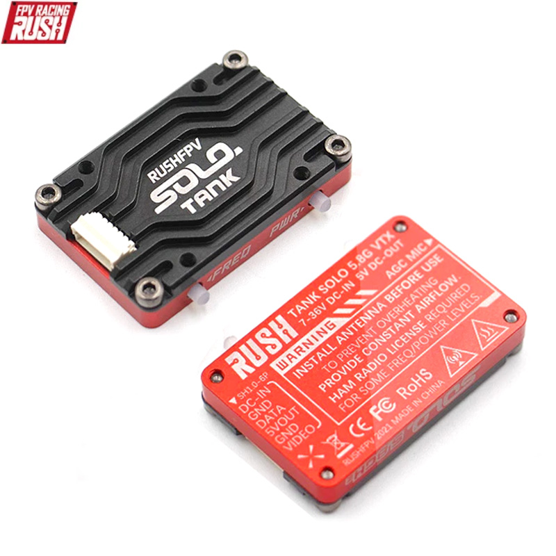 RUSH Solo Tank 5.8G VTX Video  - đánh giá và giá Foxeer Reaper Extreme 2.5W Vtx