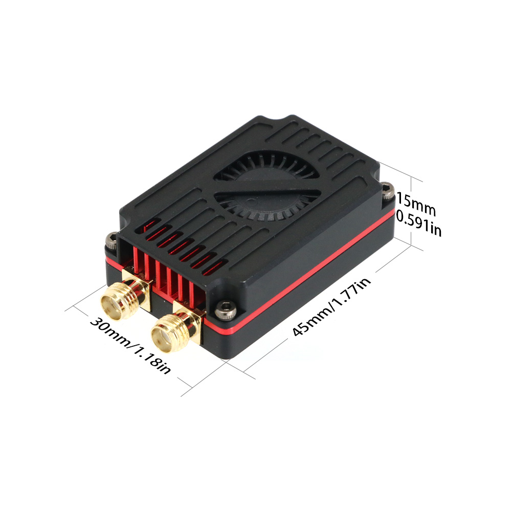 RUSHFPV 5.8G 2.5W VTX 4.9G 8+4 - đánh giá và giá Rushfpv Rush Max Solo 5.8G 2.5W Vtx
