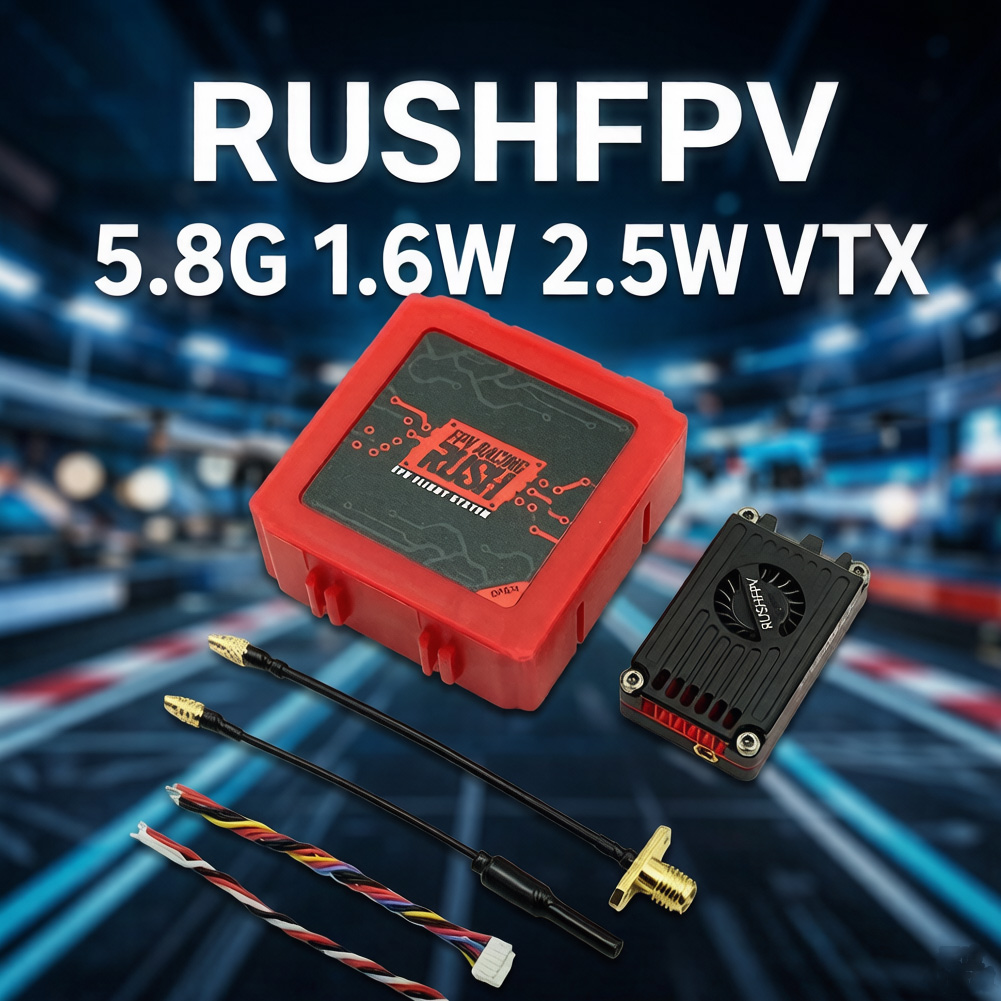 RUSHFPV RUSH MAX SOLO / TANK S - đánh giá và giá Rushfpv Rush Max Solo 5.8G 2.5W Vtx